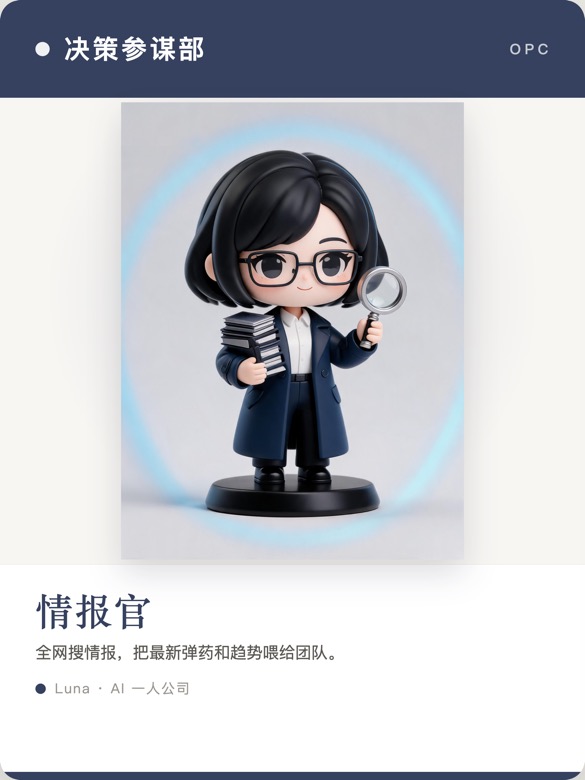 情报官 · Q 版盲盒手办名片