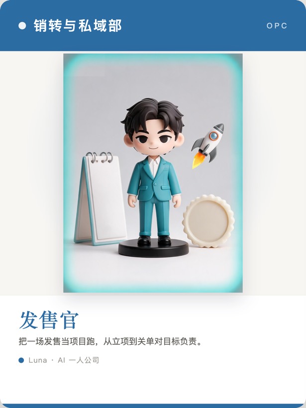 Q版员工卡·发售官——一场发售从立项到关单跑通