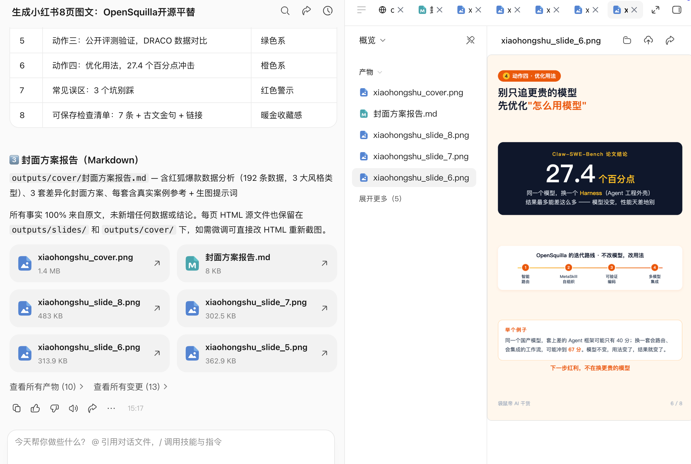 小红书卡片结构